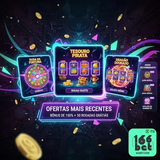 Imagem promocional do site 166bet com destaque para apostas esportivas e jogos de cassino